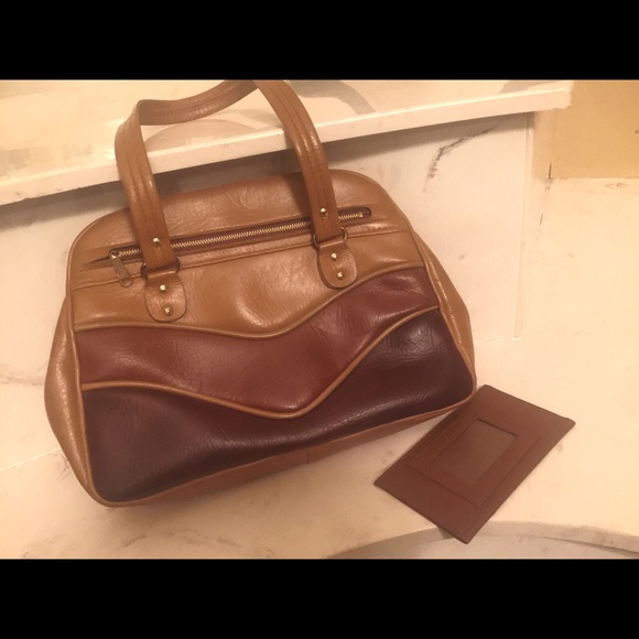 True Vintage Bowling Bag Leather Purse♥️ - Picture 4 of 8